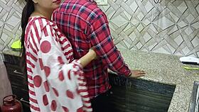 Sexy Saara takes brutal kitchen assfuck from curious stud