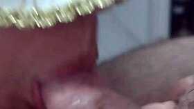 quick suck on hot homemade wife's big tits and monster cock slut action
