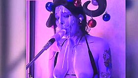 hey, wanna see this cum-filled devil passionately sucking cock deep?