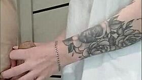 at the wild house party my hungarian milf neighbor jerked my cock till i burst