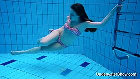 sexy teen reveals stunning body in underwater beach tease