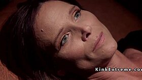 hey hot bound lesbian slave gets fucked anal fingered bdsm