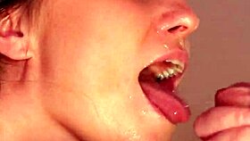 Brunette Babe Faces Messy Huge Cum Loads In Epic Facial Compilation