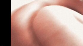 Chubby big tits babe masturbates teasingly