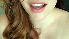 Kate's eye contact challenge teases lactating tits so hot!