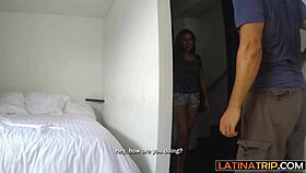 Isn't this amateur Latina redhead teen's tight ass perfect for big cock POV anal pounding?