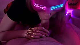 halloween bunny bestie gives spooky deepthroat and big ass ride