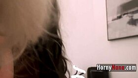 Busty mature dives into horny teen's wet pussy with intense licking