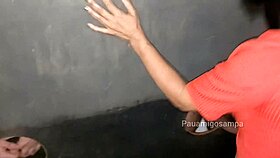 Safada wife sucks and fucks strangers' big cocks at gloryhole nonstop