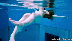 sexy teen reveals stunning body in underwater beach tease