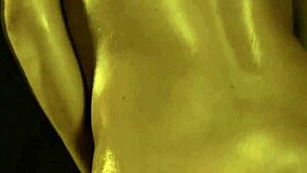 exotic indian babe dances nude by the fire stripping sensually