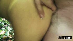 hey I ran into this crazy nympho in the woods beggin for creampie action