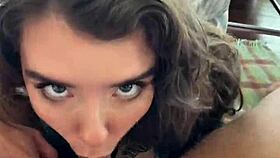 Canadian Blonde Eden Ivy Gags on Monster Cock Deepthroat