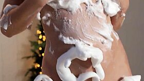 sexy teen model bares natural tits pussy in outdoor casting interview!