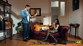 Slutty Girlfriend Fucks Secretly Behind His Back