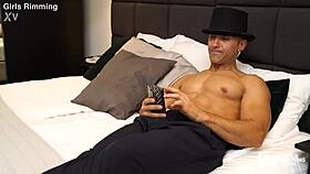 Halloween rimjob party: Gina Gerson rims wild and teasing?