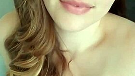 Kate's eye contact challenge teases lactating tits so hot!