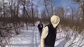 why does this freaky couple fuck so dirty outdoors?