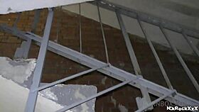 night burglar pounds sleeping skinny blonde's tight pussy rough