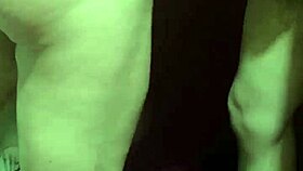 She heads to the gloryhole, enjoying strangers while fingering herself to creampie.