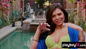 bombastic brazilian alana campos rips clothes off huge tits outdoor