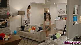 lulu chu and electra rayne ESCAPE for licking fingering intimate lesbian play!