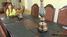 mofozo brunette pounded roughly DOGGYSTYLE by monster cock