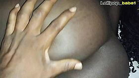 Sweet SexyBlackPumpkin Gets Fingered and Pounded by Boyfriend After Birthday Bash