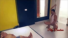 paty bumbum's wild anal honeymoon with zezinho teves, he stretched her big ass rough and made her cum hard