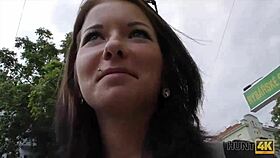 desperate young wife fucks stranger for cash outdoors!