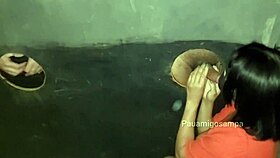 Safada wife sucks and fucks strangers' big cocks at gloryhole nonstop