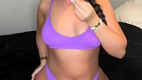 horny british coed slut squirts hard on webcam toys pov