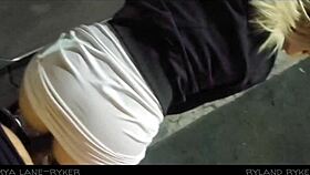 caught us having cute public sex in parking lot then hotel 😏❤️