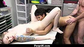 officer you gonna ride this thief in the backroom?