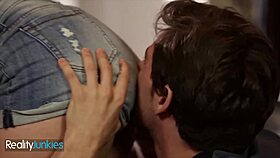 Gorgeous Brunette Avi Love Craves Deep Anal Ride And Cumshot