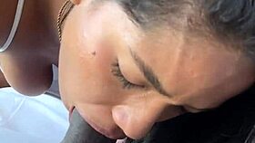 Nysdel deepthroats bbc balls deep before domination fuck
