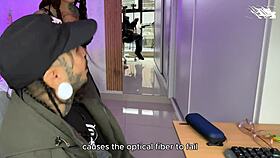 Technician Fixes Internet Then Pounds My Tight Pussy Hard