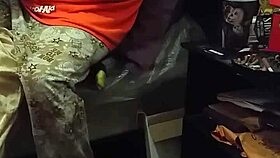 mature bbw milf pretends ignoring massive black monster cock flashing