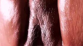 Wolf mama's juicy hairy pussy teased fisted by her big cunt pig