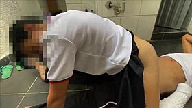 Doesn't her tight ass shake perfectly bent over in that uniform?