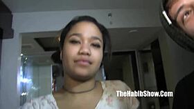 blasian teen pounded hard by hung mexican derek's monster cock