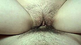 A HAIRY PUSSY MILF Rides Her Man's COCK Cowgirl Style in Homemade Bliss