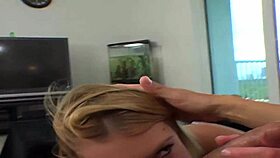 Elli's Intense Cock Sucking and Cum Swallowing
