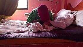 Grab Driver Pounds Bent-Over Asian Big Pussy in Sogo Motel Creampie Doggystyle Orgasm