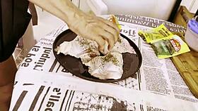 ever catch yourself cooking then suddenly slamming that athletic pussy doggystyle