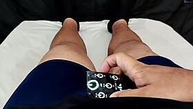 Hey babe, watch my American girlfriend cum hard on this thick toy while I work!