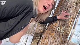 why does this freaky couple fuck so dirty outdoors?