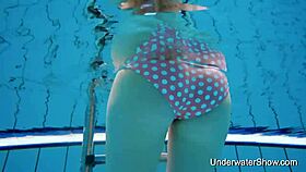 sexy teen reveals stunning body in underwater beach tease