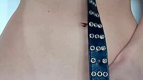 light belt spanking punishes me just right