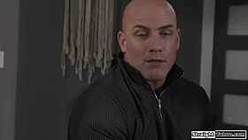 petite young 18+ shaved pussy gets chastity belt domination oral deepthroat